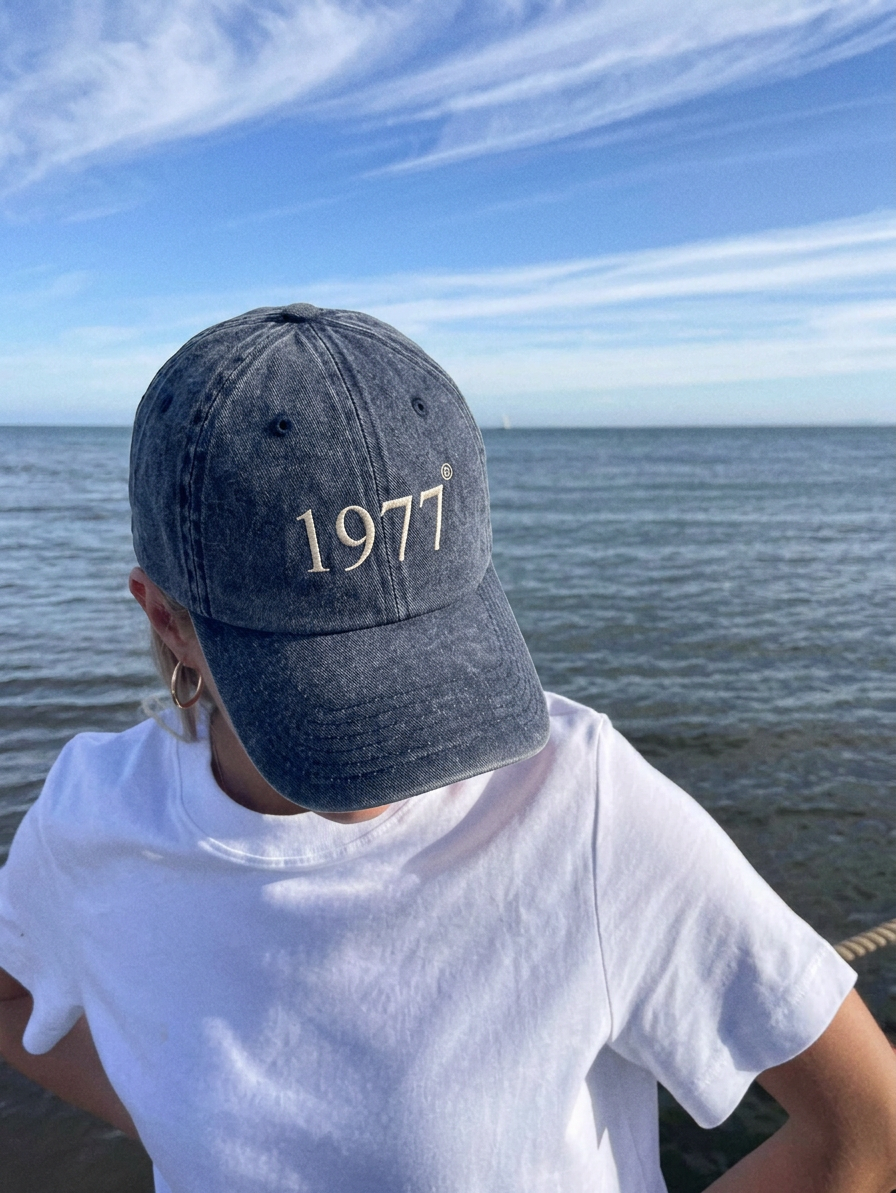 1977 EMBROIDED NAVY
